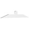Ekena Millwork Portland Architectural Grade PVC Gable Bracket, 48"W x 8"H x 2"D x 4"F, 4/12 Pitch GBP048X08X0204POR00 - alternate 1